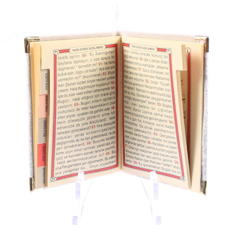 Gebetsbuch Crem Farbig Yasin I Serif 7x10 5 Cm Mytortenland Shop