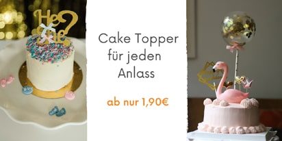 Cakes Topper & Buchstaben